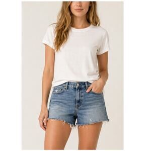 Current/Elliott Women's Blue The Escape Cotton Cutoff Denim Shorts Size 30